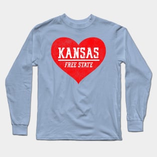 We Love Kansas - The Free State Long Sleeve T-Shirt